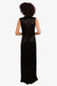 L'agence Black V-Neck Sleeveless Dress Size M