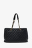 Pre-loved Chanel™ 2012-13 Black Caviar Leather Grand Shopping Tote