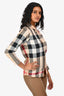 Burberry Blush Cotton Check Pattern Shirt Size 12 Kids