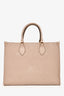 Louis Vuitton Taupe Monogram Empreinte OnTheGo MM Tote