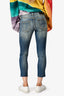 R13 Blue Distressed Denim Capris Size 26