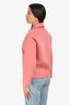 Hermès Pink Double Faced Cashmere Short Jacket Size 34