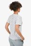 Louis Vuitton White/Monogram Cotton Short Sleeve T-Shirt with Chain Detail Size XS Mens