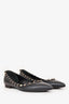 Valentino Black Leather Rockstud Pointed Toe Flats Size 35