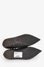Valentino Black Leather Rockstud Pointed Toe Flats Size 35