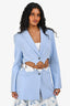 Elliatt Light Blue 'Zirconia Blazer with Cut Outs Size M