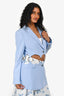 Elliatt Light Blue 'Zirconia Blazer with Cut Outs Size M