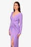 Carla Ruiz Lilac Long Sleeve Maxi Dress Size L with Tags