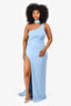 Katie May Light Blue One Shoulder 'Amina' Gown Size L