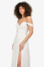 Katie May White Ruched 'Darcy' Gown Size XS