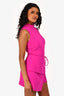 Amanda Uprichard Magenta Sleeveless 'Reed' Romper Size XS