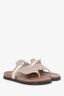Hermès Beige Mastic  Leather Empire Sandal Size 38