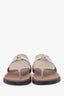 Hermès Beige Mastic  Leather Empire Sandal Size 38