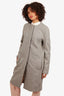 Haider Ackermann Grey Wool Coat Size 36