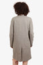 Haider Ackermann Grey Wool Coat Size 36