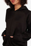 Alexander Wang Black Satin Hoodie Size 4