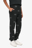 Mach & Mach Black/Crystal Bow Embellished Joggers Size 4