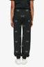 Mach & Mach Black/Crystal Bow Embellished Joggers Size 4