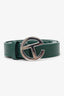 Telfar Green Faux Leather Belt