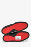 Christian Louboutin Black Suede Leather Studded Sneakers Size 39.5