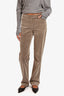 Loro Piana Brown Corduroy Straight Leg Pants Size 42