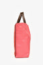 Marni Red/Pink Leather Tote with Strap