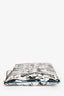 Lanvin Black/White Graffiti Printed Zip Pouch