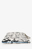Lanvin Black/White Graffiti Printed Zip Pouch