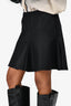Stella McCartney Black Wool Mini Skirt Size 42