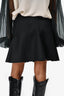Stella McCartney Black Wool Mini Skirt Size 42