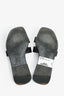 Hermès Black Oran Sandals Size 36.5 (As Is)