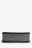 Hermès 2019 Grey Felt Black Leather Trimmed Evelyne TPM
