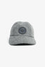 Hermès Grey Wool Logo Baseball Hat Size 56