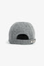 Hermès Grey Wool Logo Baseball Hat Size 56
