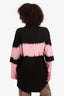 Acne Black/Pink Tie Dye Long Sleeve Oversized Top Size XXS Mens