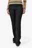 Gucci Black Straight Leg Trousers Size 44