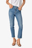 Agolde Blue Denim 'Riley Crop' Jeans Size 24