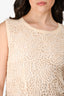 Christian Dior Cream Eyelet Sleeveless Dress Size 8