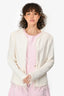 IRO White Tweed Fringe Jacket Size 40