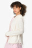 IRO White Tweed Fringe Jacket Size 40