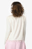 IRO White Tweed Fringe Jacket Size 40