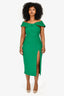 Elliatt Green 'Anti' Midi Dress with Slit Size L
