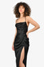 Amanda Uprichard Black Silk Sleeveless 'Josie' Dress Size S