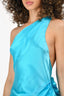 Amanda Uprichard Blue Silk Sleeveless 'Jaida' Dress Size M