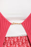 Jacquemus Pink Le Raphia 'La Maille Pralu Longue' Cardigan Size 46