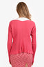 Jacquemus Pink Le Raphia 'La Maille Pralu Longue' Cardigan Size 46