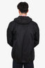 Prada 2020 Black Re-Nylon Zip Up Hooded Coat Size 36 Mens