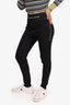 Alexander Wang Black Elastic Waist Band Leggings Size L