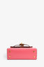 Hermès 2021 Rose Lipstick Tadelakt Leather Kelly Twilly Bag Charm