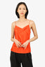Cami NYC Orange Silk Camisole Top